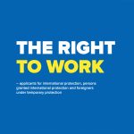 The brochure on the right to work is available in French, Turkish, Arabic and Farsi